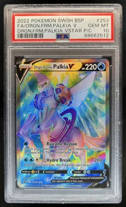2022 Pokemon SWSH Black Star Promos Origin Forme Palkia #SWSH253 PSA 10 - Image 1