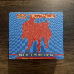 Pokemon Sword and Shield Base Set Elite Trainer Box ETB Zamazenta SEALED 2020 - Image 1