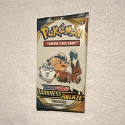 Pokemon Sword & Shield Darkness Ablaze Fun Pack 3 Cards Galarian Zigzagoon - Image 1