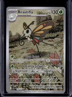 2026 Pokemon Ascended Heroes Beautifly Illustration Rare #219/217 - Image 1