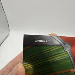 Marill HV15 Silver Foil Holo Pokemon Topps Heroes & Villains Blue Logo LP - Image 2
