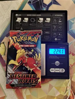 (VERY HEAVY) 22.41g Pokemon TCG Destined Rivals Booster Pack (SEALED)✅ - Image 1