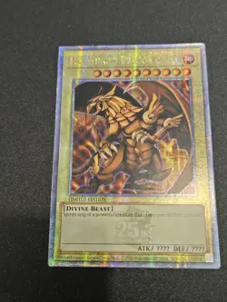 Yugioh TCG The Winged Dragon Of Ra LC01-EN003 Limited Edition Quarter Century NM - Image 1