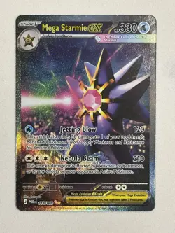 Pokemon TCG - Mega Starmie ex 118/088 Special Illustration Rare Perfect Order NM - Image 1