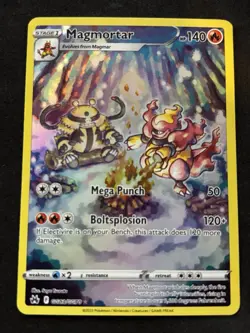 Pokemon Magmortar GG03/GG70 Crown Zenith Galarian Gallery Ultra Rare Holo - Image 1
