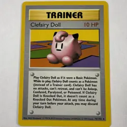 Clefairy Doll 070/102 - Pokemon Base Set (Shadowless) Rare - LP-NM - Image 1