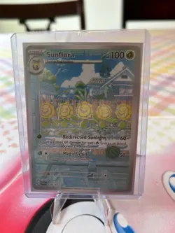 Pokemon TCG Sunflora Illustration Rare Card 169/167 Twilight Masquerade Sv06 - Image 1