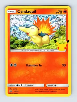 Cyndaquil - McDonald's 25th Anniversary Promos 010/025 - Promo - NM - Pokemon - Image 1