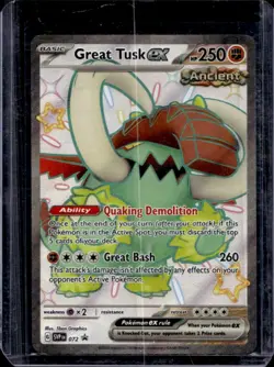 2023-25 Pokemon SV Black Star Promos Great Tusk ex #072 - Image 1