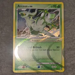 Pokemon Arceus AR2 Holo Rare Basic 90 HP Leaf Refresh 2009 Arceus Set Card - Image 1