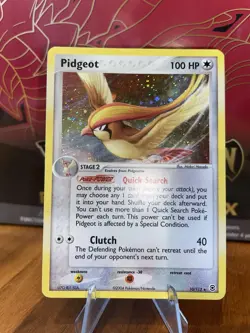 Pidgeot #10/112 Pokemon EX Fire Red & Leaf Green Holo Rare - Image 1
