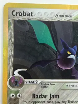 2005 Pokemon EX Delta Species Crobat Holo #2/113 - Image 2