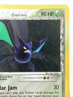 2005 Pokemon EX Delta Species Crobat Holo #2/113 - Image 3