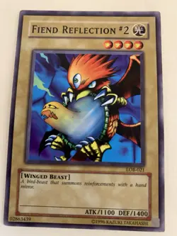 Fiend Reflection #2 LOB-021 Yu-Gi-Oh! Card Light Play Unlimited - Image 1
