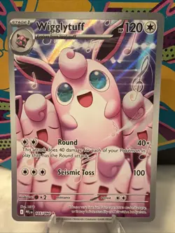 Pokemon TCG Phantasmal Flames Wigglytuff 105/94 Illustration Rare - Image 1