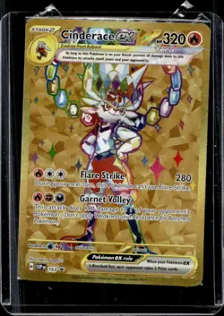 2023-25 Pokemon SV Black Star Promos Cinderace ex #163 - Image 1