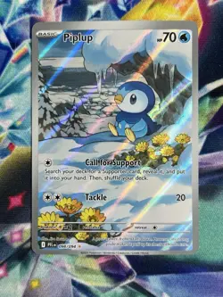 Pokemon TCG | Piplup # 098/094 Phantasmal Flames FULL ART NM - Image 1