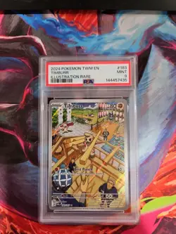2024 Pokemon Twilight Masquerade Timburr IR PSA 9 - Image 1