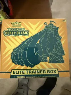 Pokemon Sword and Shield Rebel Clash Elite Trainer Box 820650807008 - Image 1