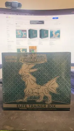 Pokemon TCG: Sun and Moon - Crimson Invasion Elite Trainer Box ETB New Sealed 728192524684 - Image 1