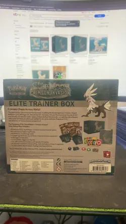 Pokemon TCG: Sun and Moon - Crimson Invasion Elite Trainer Box ETB New Sealed 728192524684 - Image 2