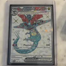 Pokemon Dragapult EX 320 HP 200/167 Twilight Masquerade Ultra Rare Holo 5ban - Image 1