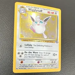 Pokemon TCG Wigglytuff Jungle 16/64 Holo Rare 80 HP English 1999 WOTC Unlimited - Image 2