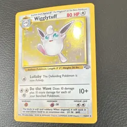 Pokemon TCG Wigglytuff Jungle 16/64 Holo Rare 80 HP English 1999 WOTC Unlimited - Image 3
