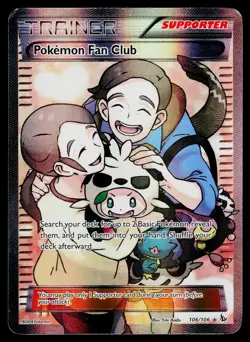 Pokemon Fan Club Full Art 106/106 XY - Flashfire Ultra Rare - Image 1
