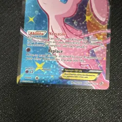 Pokemon Mew EX RC24/RC25 Radiant Collection Full Art Holo Ultra Rare - Image 3