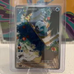 2025 Pokemon White Flare Oshawott Illustration Rare #105/086 - Image 1