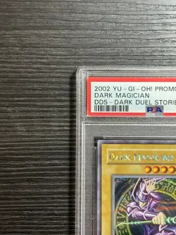 YuGiOh! Dark Magician DDS-002 Prismatic Secret Rare Dark Duel Stories PSA 9 Mint - Image 5