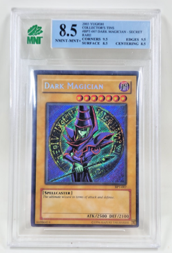 Yu-Gi-Oh Dark Magician BPT-007 Secret Rare – 2003 Collector's Tin Promo –MNT 8.5 - Image 1