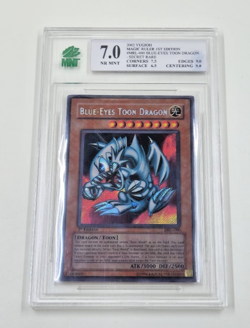 Blue-Eyes Toon Dragon MRL-000 1st Edition Secret Rare MNT 7 Yu-Gi-Oh! Graded - Image 2