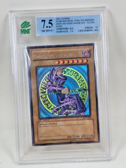Dark Magician SDY-006 1st Edition Ultra Rare 2002 Yu-Gi-Oh MNT 7.5 Graded - Image 1