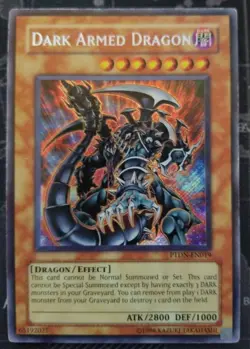 Dark Armed Dragon PTDN-EN019 Secret Rare Unlimited Edition Yugioh LP - Image 1