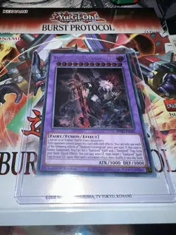 2 Yugioh Burst Protocol Darklord Eveningstar Secret Rare 1st Edition BPRP-EN036 - Image 2