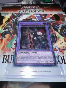 2 Yugioh Burst Protocol Darklord Eveningstar Secret Rare 1st Edition BPRP-EN036 - Image 3
