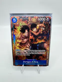 Portgas D. Ace OP08-052 Treasure Rare TR Royal Blood One Piece TCG English - Image 1