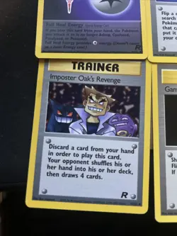 Pokemon 1999-2000 Trainer And Energy Card Lot 1st Edition Card NM-MP - Image 2