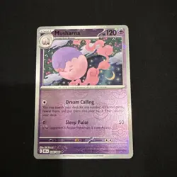 Musharna 036/086 Pokemon TCG Black Bolt Master Ball Holo Card English NM - Image 1