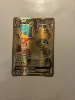 Pokemon XY Evolutions Full Art Ultra Rare Holo Card #106/108 Dragonite EX - Image 1