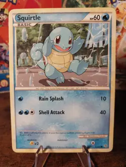 Pokemon - HGSS Unleashed - Squirtle 63/95 Non Holo HP/MP Card - Image 1
