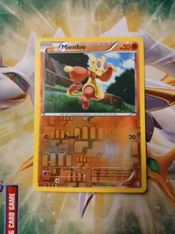 Mienfoo (87) - Boundaries Crossed (BCR) Reverse Holo Pokemon Card NM - Image 1