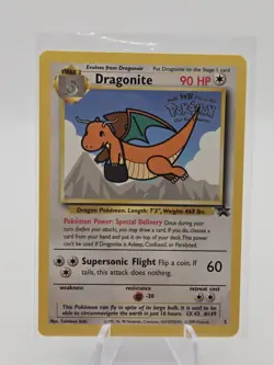 Pokemon Dragonite # 5 WB Movie Stamp Wizards WOTC Black Star Promo Card - Image 2