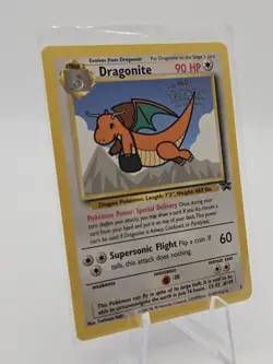 Pokemon Dragonite # 5 WB Movie Stamp Wizards WOTC Black Star Promo Card - Image 3