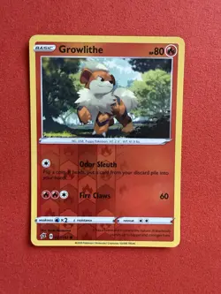 Growlithe 027/192 - Rebel Clash Reverse Holo Pokemon Card - Image 1
