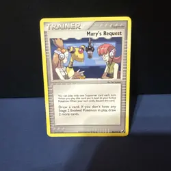 Pokemon Card - Mary's Request Unseen Forces 86/115 Regular LP - Image 1