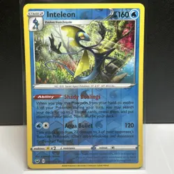 Pokemon TCG Card - Inteleon Reverse Holo 58/202 | Sword & Shield NM - Image 1