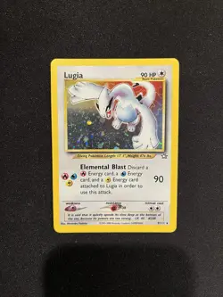 Pokemon Neo Genesis Lugia Card 9/111 Unlimited Edition Holo Rare (Near Mint) - Image 1